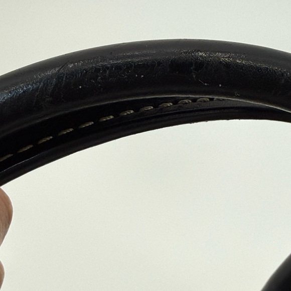 VTG Dooney & Bourke Canvas Double Pocket Satchel Gray DB Monogram Crossbody - Picture 5 of 16